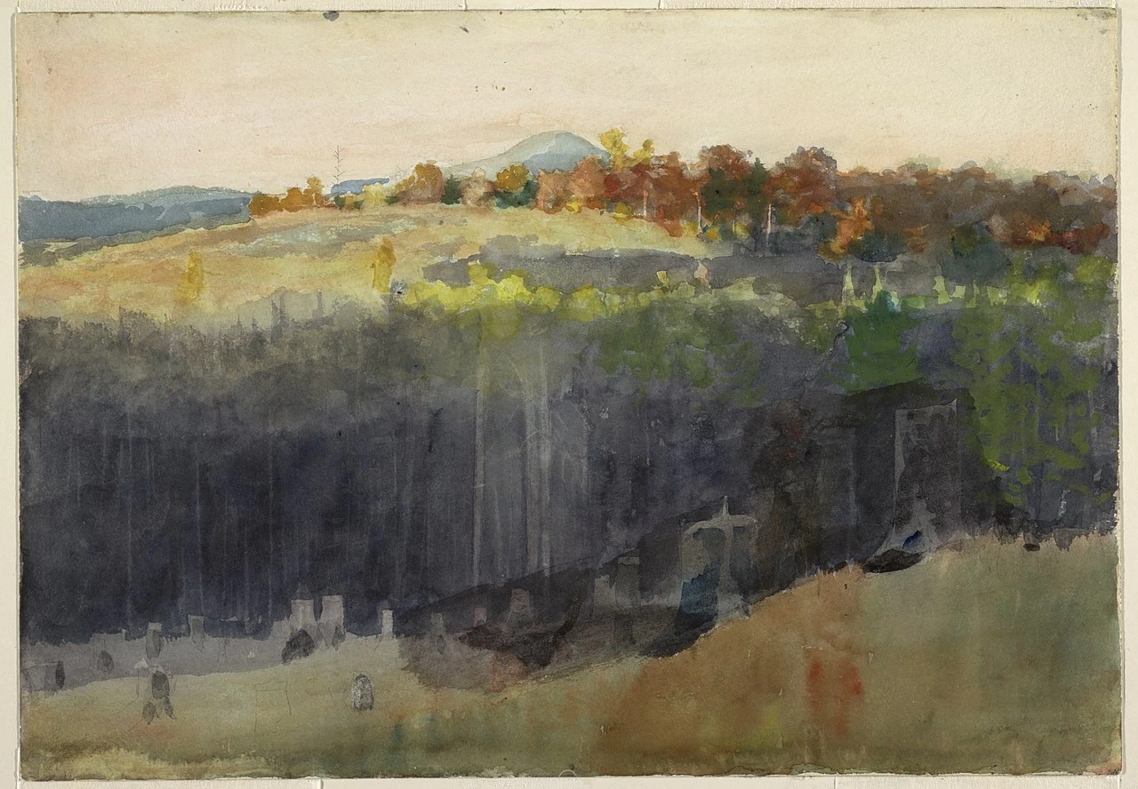 Valle e collina (1889) - Cooper Hewitt, Smithsonian Design Museum, New York